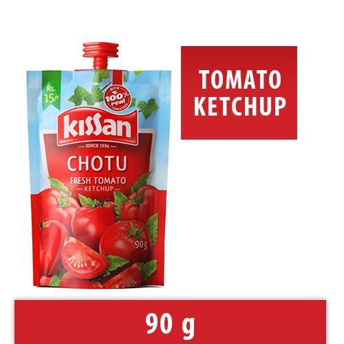 KISSAN CHOTU - FRESH TOMATO KETCHUP -  90 GM POUCH