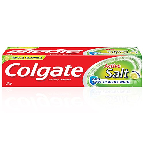 COLGATE ACTIVE SALT & LEMON WITH HEALTHY WHITE TOOTHPASTE - 200 GM
