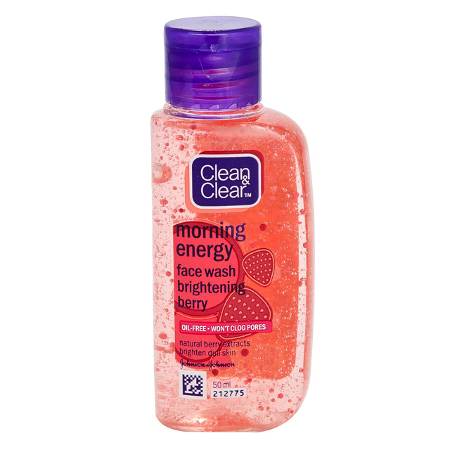 CLEAN & CLEAR MORNING ENERGY BERRY BLAST FACE WASH - 50 ML