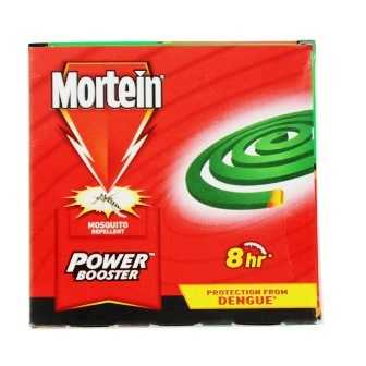 MORTEIN POWER BOOSTER MOSQUITO COIL - 8 HR PROTECTION - 10 PCS