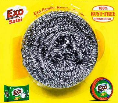 EXO STAINLESS STEEL SCRUBBER - 1 PC