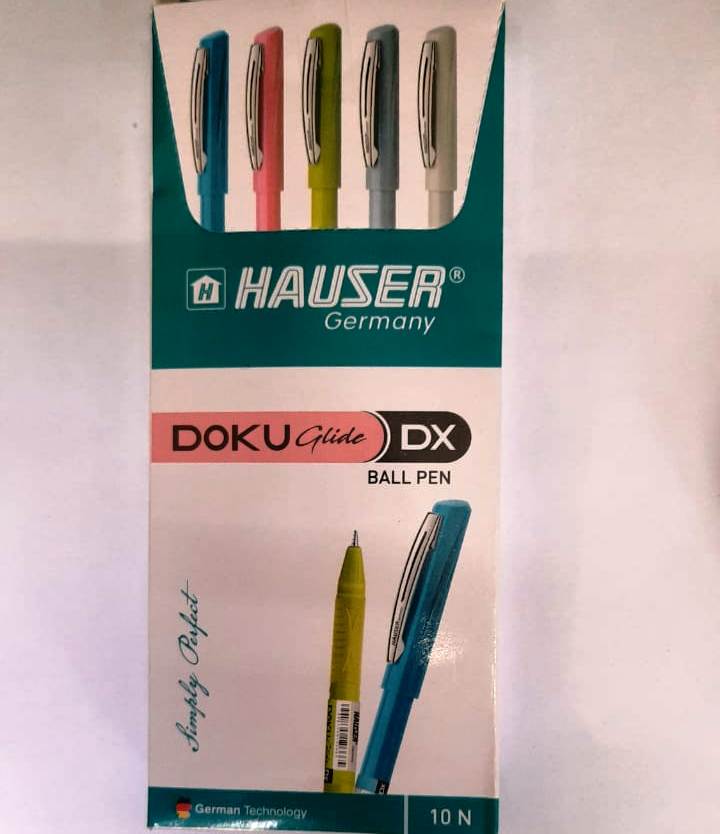 HAUSER DOKU GLIDE DX BALL PEN - 10 PCS