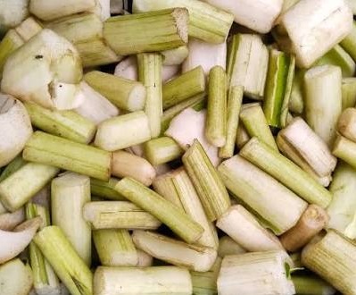 KOCHU SAAG TARO STEM